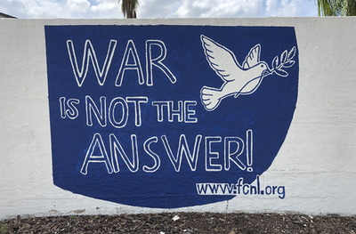 War is Not the Answer Mural